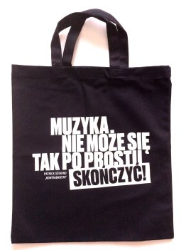 Torba czarna "Cytat"