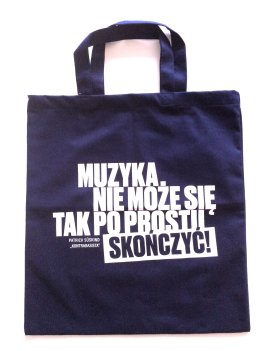 Torba granatowa "Cytat"
