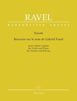 Sonata. Berceuse sur le nom de Fauré