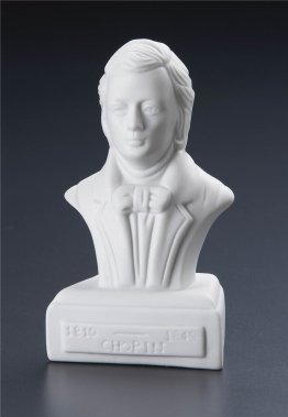 Popiersie Chopina - statuetka z porcelany