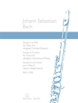 Sonata na flet i klawesyn (fortepian) g-moll BWV 1020