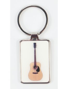 Brelok metalowy - gitara akustyczna