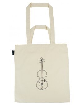 Torba 2w1 naturalna - skrzypce
