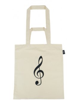 Torba 2w1 naturalna - klucz wiolinowy