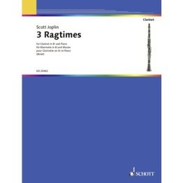 3 Ragtimes - na klarnet i fortepian