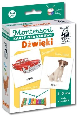 Montessori. Karty obrazkowe "Dźwięki"