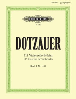 113 Exercises for solo cello, vol. 1