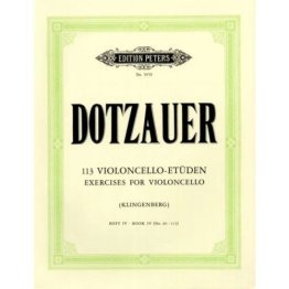 113 Exercises for solo cello, vol. 4