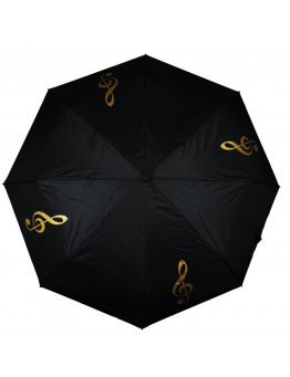 Parasol w złote klucze wiolinowe